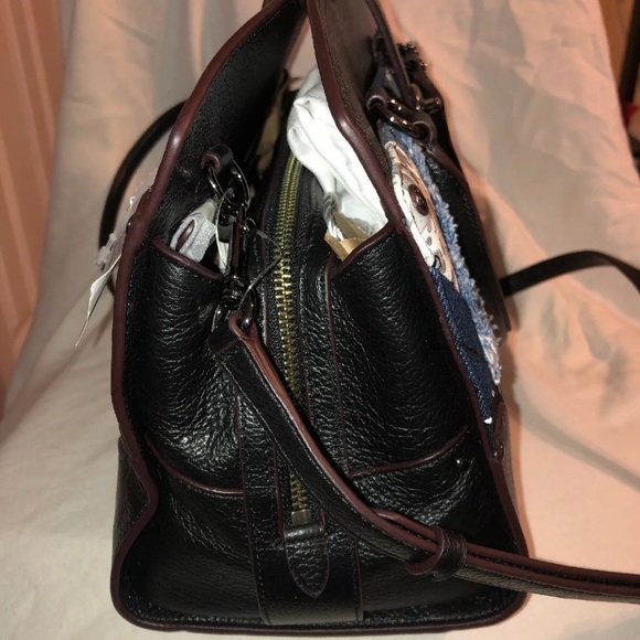 COACH Mercer 30 Satchel in Canyon Quilt Denim - Picture 5 of 7